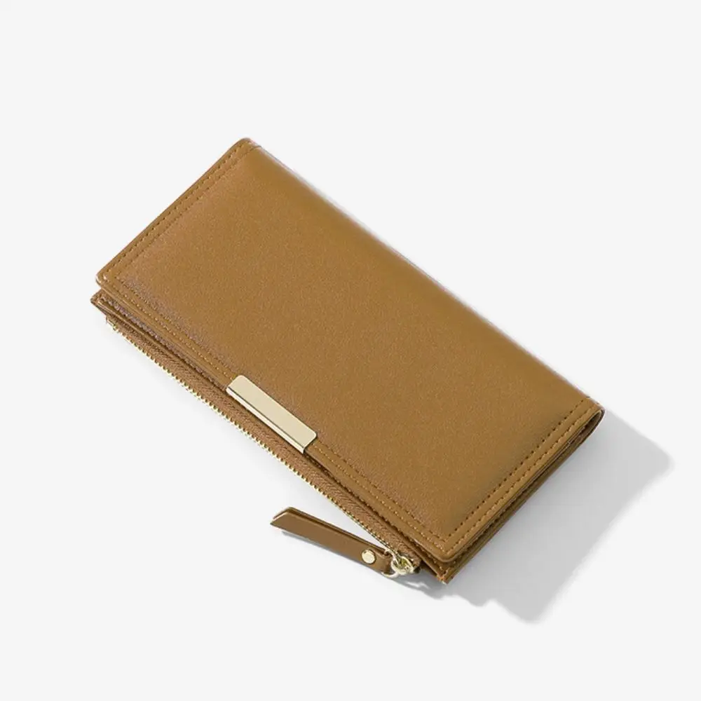 تصميم الأزياء الكورية نمط محفظة طويلة محفظة متعددة الوظائف أضعاف حقيبة صغيرة حامل بطاقة رقيقة جدا عملة الحقيبة السفر