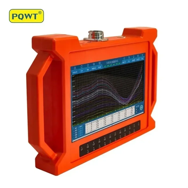PQWT GT150A مسح الفيزياء الجغرافية متعدد القنوات 150 متر كاشف مياه البئر مكتشف المياه الجوفية