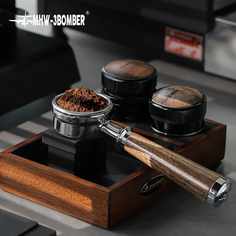 

MHW-3BOMBER E61 58mm Bottomless Portafilter Espresso Handle Coffee Accessories Stainless Steel Barista Tools for E61 Group Head