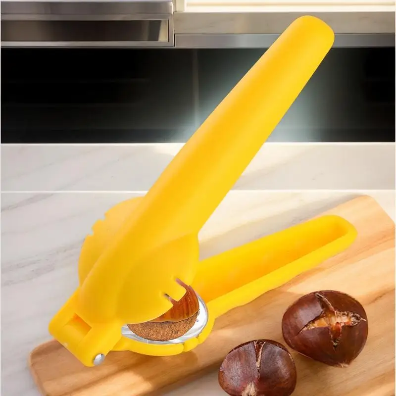 Chestnut Opener Stainless Steel Chestnuts Open Plier Multifunctional Dried Fruit Opener Portable Nut Cracker Sheller For