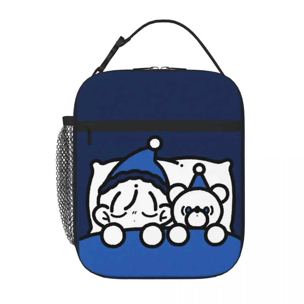 

Cartoon trend student portable insulated lunch bag, suitable for outdoor travel, school or work portable bento bag