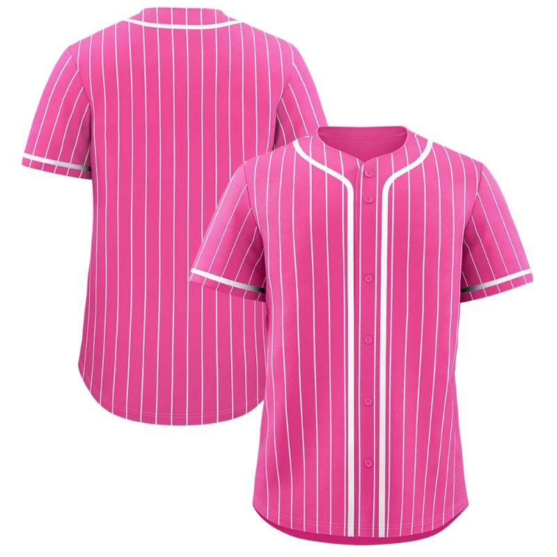 Imagen 4: Customized Baseball Shirt Embroidered With Personalized Name And Number, Buttoned Polyester Softball Jersey, Adult Sports Unifor