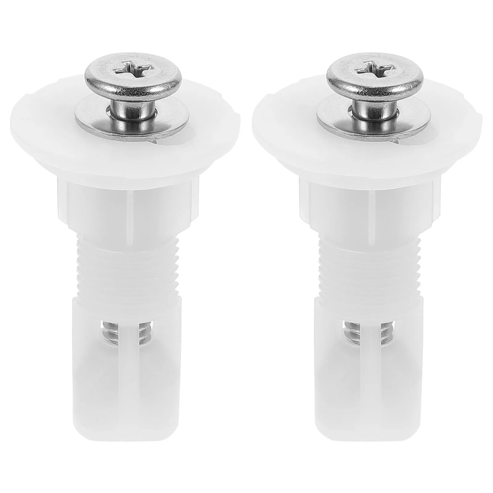 

2 Pcs Durable Toilet Lid Screws Nylon Iron Expanding Screws Bathroom Fixtures