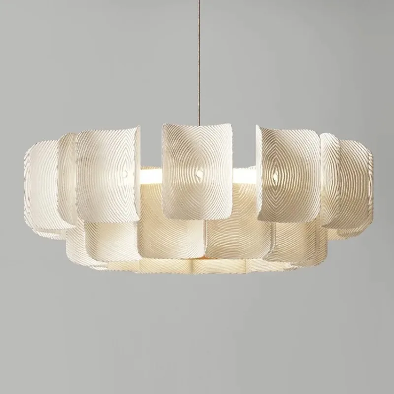 

Акриловые подвесные светильники в стиле ваби-саби для кухни, кафе, атмосферные подвесные люстры для столовой, спальни, светильники, декор