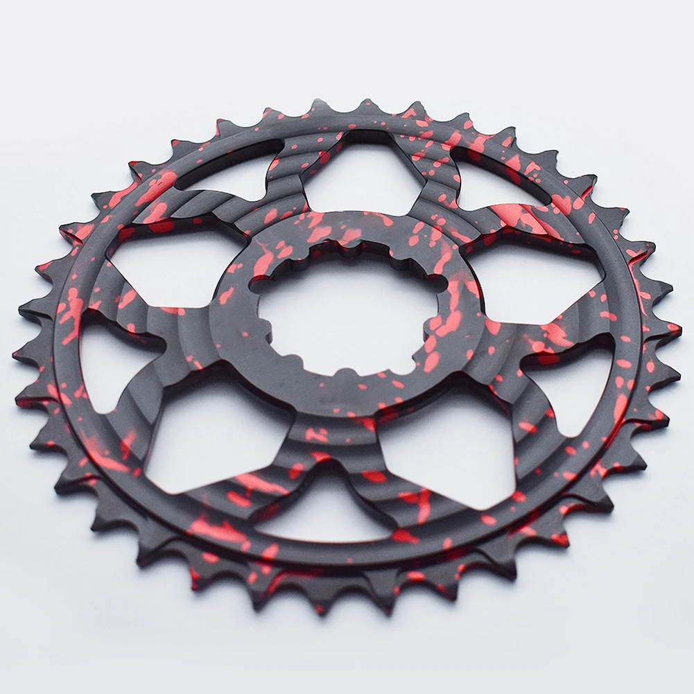 Sleek Aesthetic Meets Functionality in Our Stylishly Designed Compatible Bicycle Chainrings Available in Two Sizes