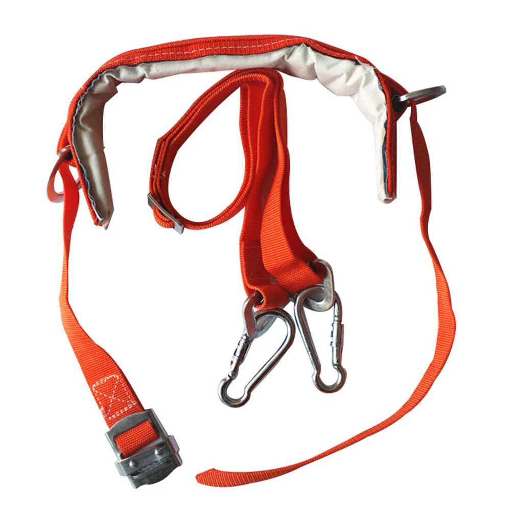

High Strength Safety Belt for Outdoor Climbing Anti Falling Electrician Harness Set Reinforced Ends Mountaineering Tree Climbing