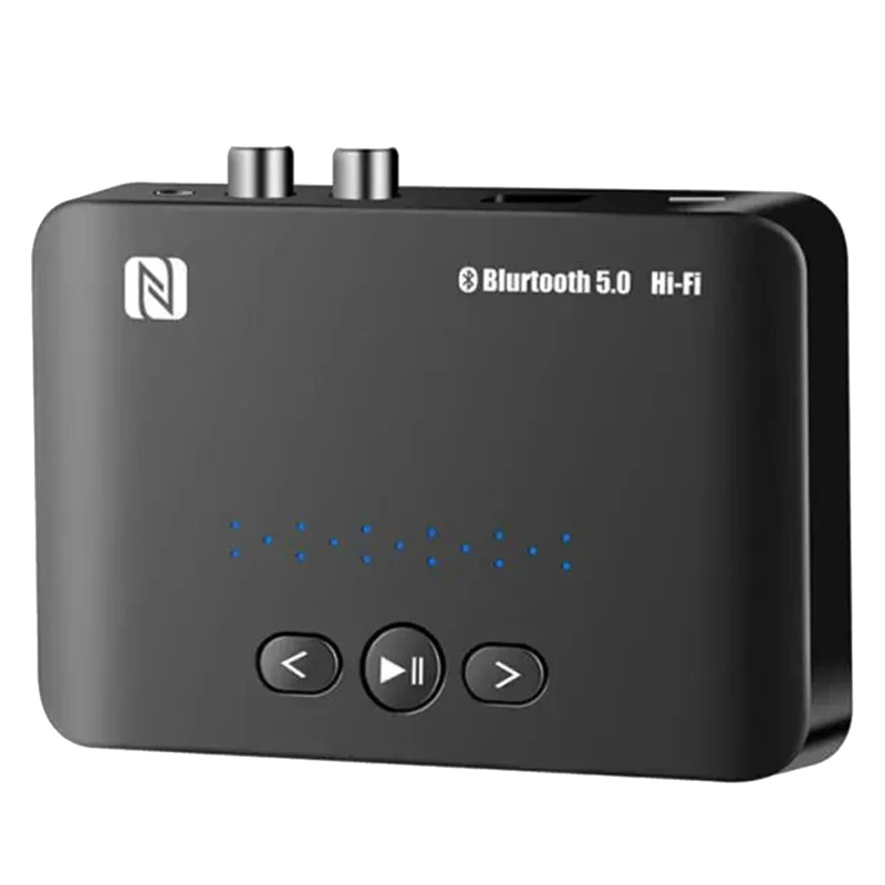 Kit receptor y transmisor NFC Bluetooth 5,0, estéreo, AUX, disco U, RCA, adaptador óptico inalámbrico Bluetooth para TV, PC, juego de altavoces para coche