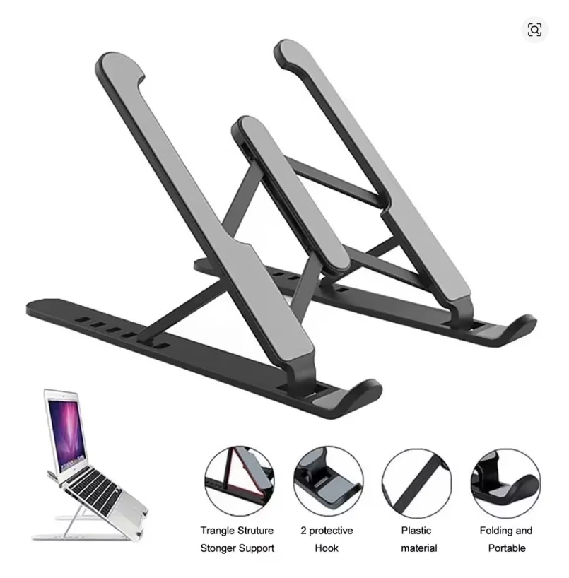 Brazil Foldable Laptop Stand Adjustable Portable Notebook Bracket Support Base Ergonomic Design Holder