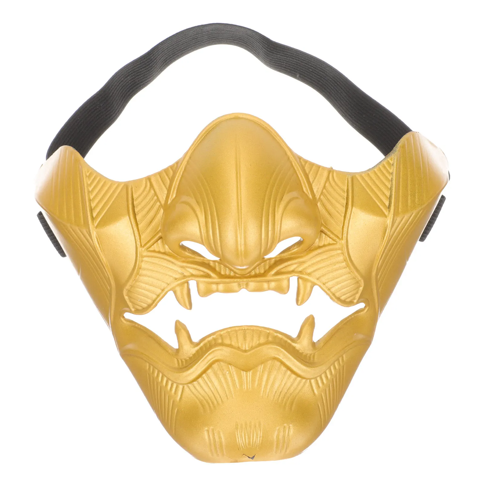 Halloween Mask Half-face Ghost Cos God Fierce Tiger Tengu Man Wolf Mask Performance Skull Masks Gifts Costume Mask Party Props