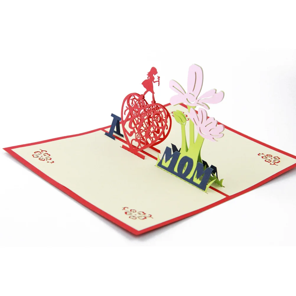 3D Up Greeting Handmade Gift for Mother's Day Up Cards Greeting Cards 3D Greeting Cards Gift Cards Mother Day Cards