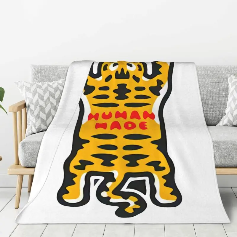 Изготовленное на заказ одеяло с тигром Бенгала, мягкое флисовое осеннее теплое фланелевое одеяло, одеяло для дивана, офиса, спальни