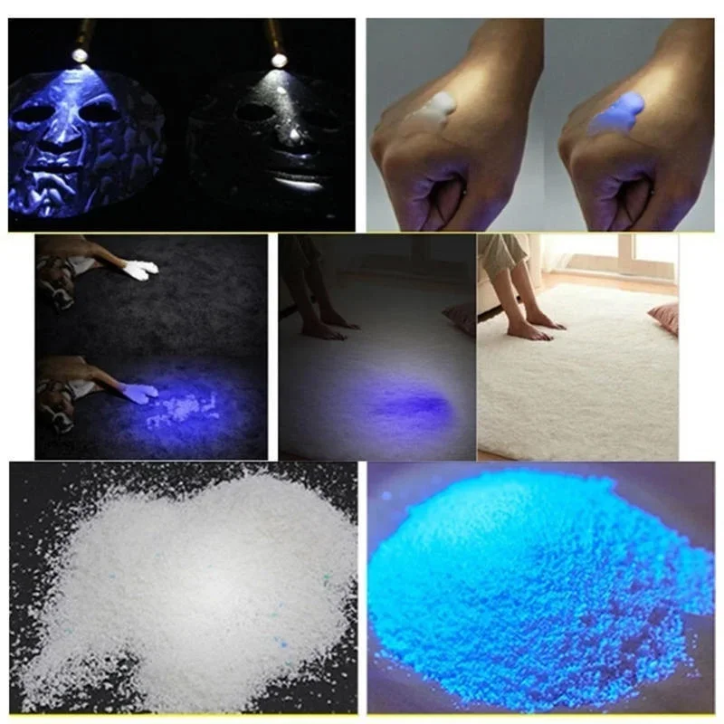 Mini latarka UV czarne światło LED 395nm ultrafioletowy detektor czarnego światła aluminiowa latarka lampa UV Zoomable 3 tryby