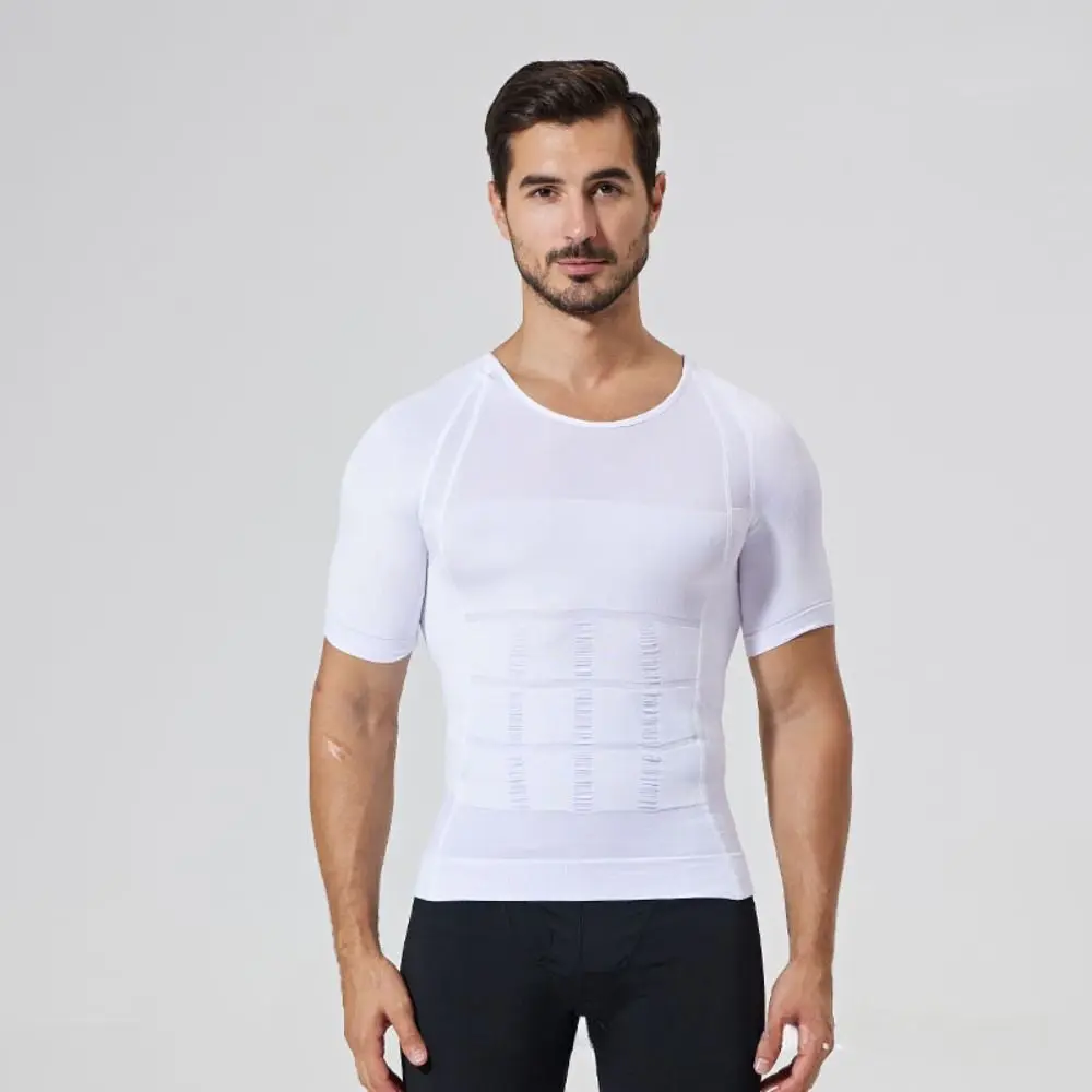 

Belly Contracting Body Shaper Men Tummy Control Lingerie Men's Underwear Thin Undershirts Slimming Shapewear Shape Control