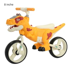 Balance Bike New Dinosaur Scooter 2-3-6 Year Old Pedal Free Two Wheeled Bicycle Toy Car Yo Car 8 Inches Two Wheeled Vehicle