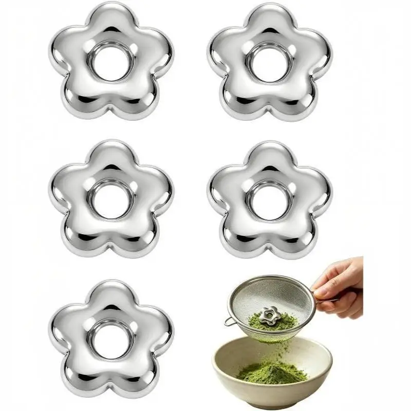 Stainless Steel Food Safe Matcha Sieve Rolling Beads Smooth Edge For Tea Ceremony