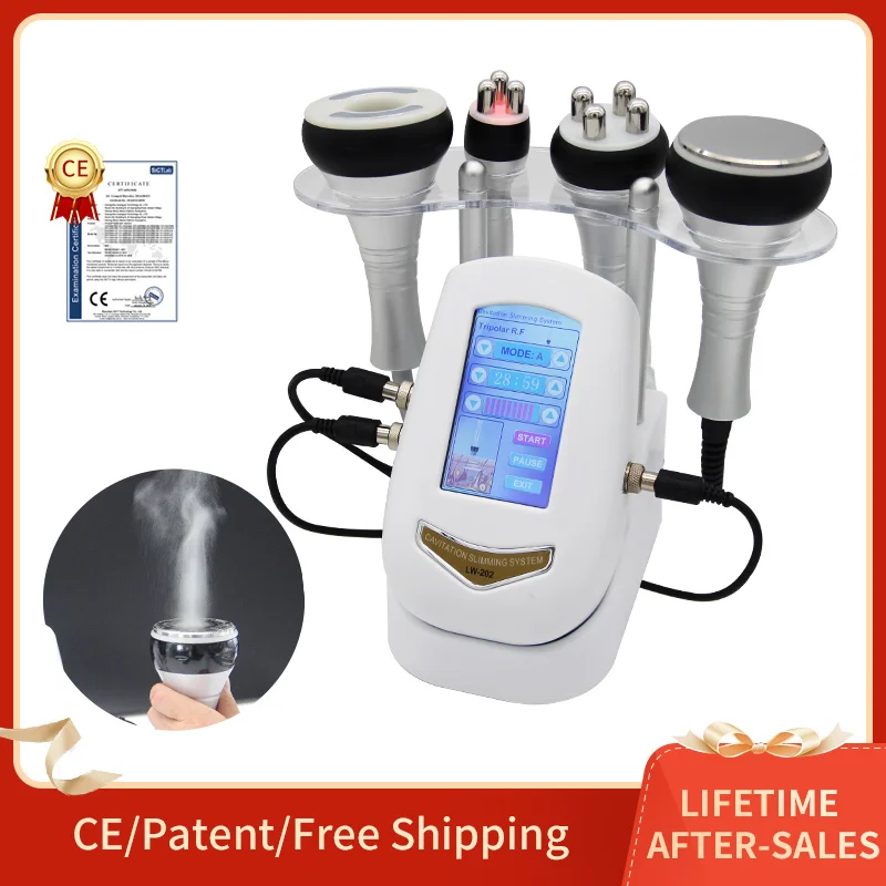 4/3 IN 1 Vacuum Ultrasonic Cavitation Radio Frequency Slimming massage Laser Firming skin Skin whitening Weight loss tool