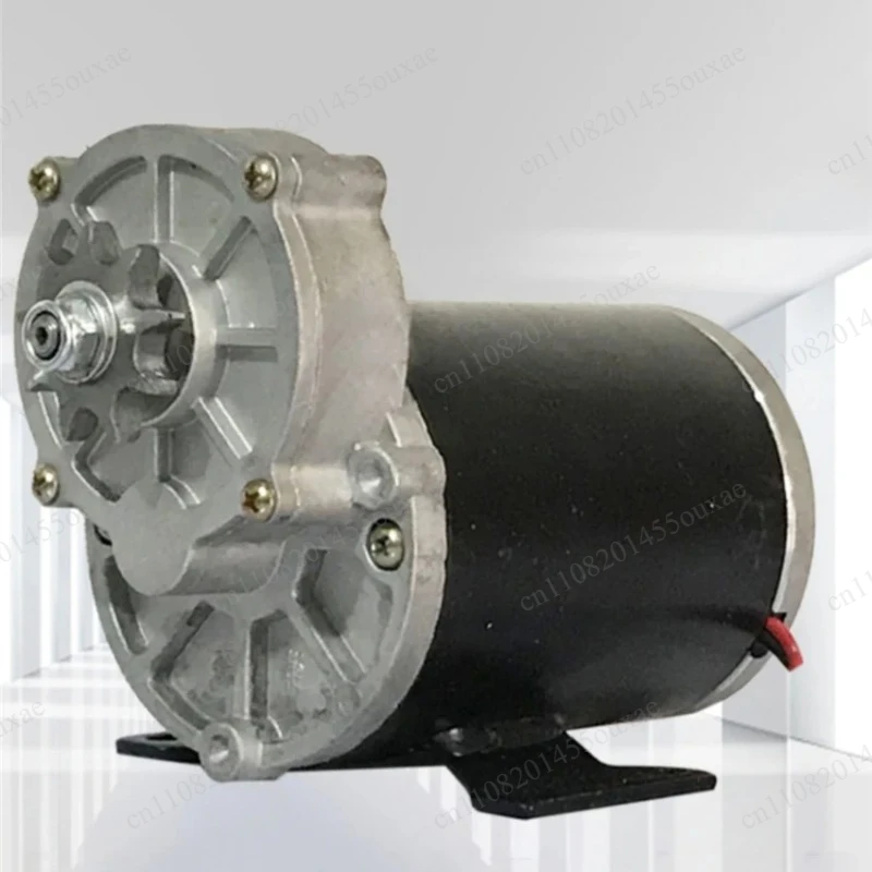 9 Tooth 14 Tooth Sprocket DC Geared Motor 12/24V 500W 200RPM High Torque Fertilizing Equipment Motor