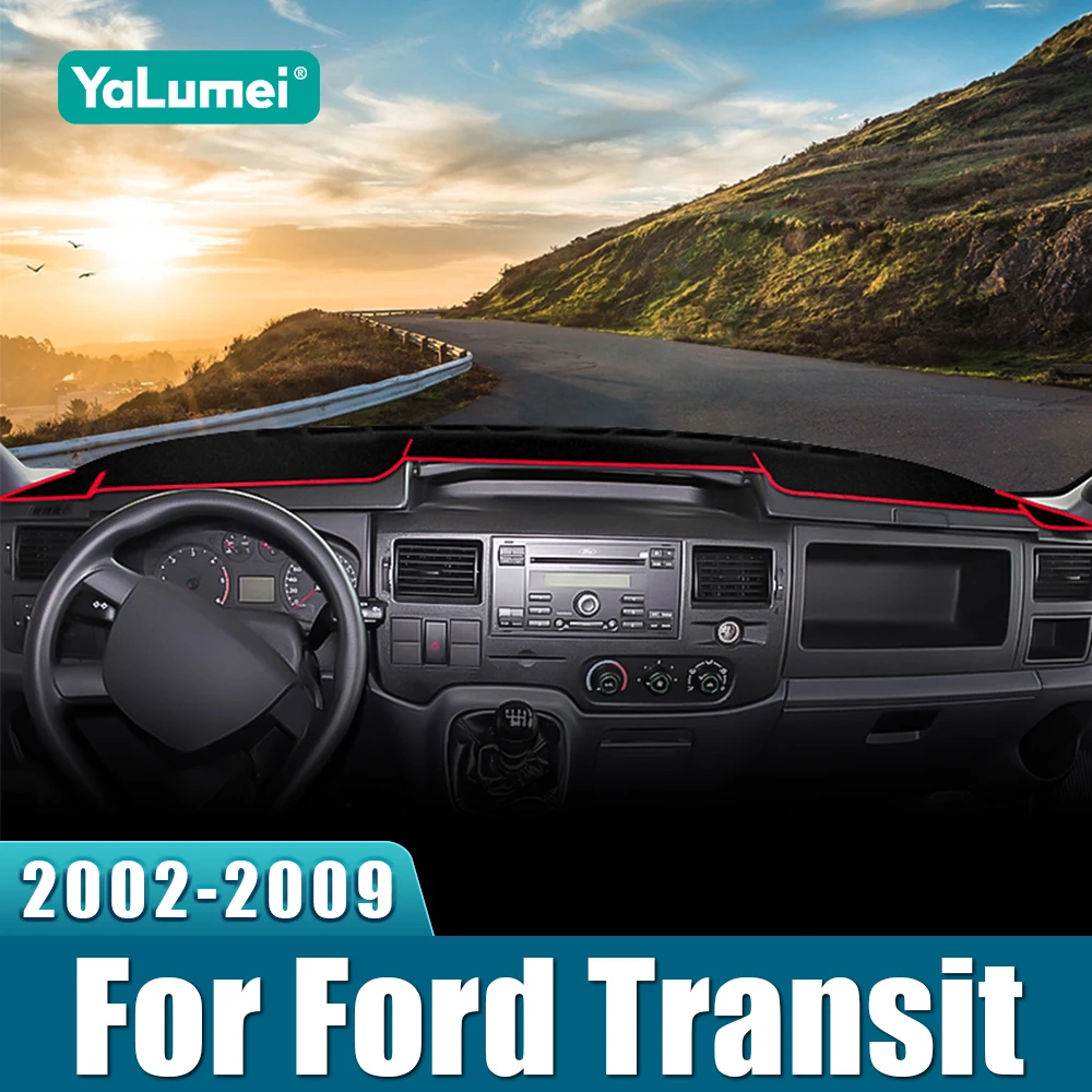 

Для Ford Transit 2002 2003 2004 2005 2006 2007 2008 2009, солнцезащитный козырек на приборной панели автомобиля, нескользящий коврик для стола, аксессуары
