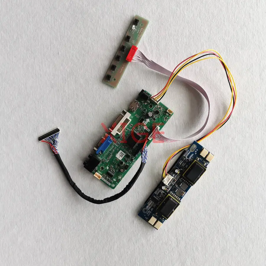 

Screen Drive Controller Board Fit M170EN05 CLAA170EA02 M170EN06 M170E4 VGA DVI HDMI 1280x1024 1280*1024 30Pin LVDS 4CCFL Kit DIY