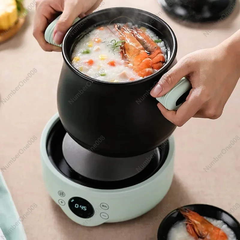 220V Smart Chinese Medicine Pot Home Multifunctional Health Pot Appointment Split Ceramic Porridge Soup Pot Keep Warm 1.8L