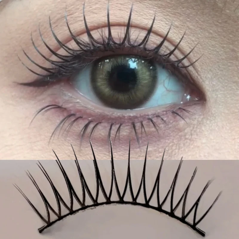 

Korean U-shaped Individual False Eyelashes Lash Extension Idol Lashes Natural Wispy Soft Comic Eye Lash Cluster Eyelashes Makeup