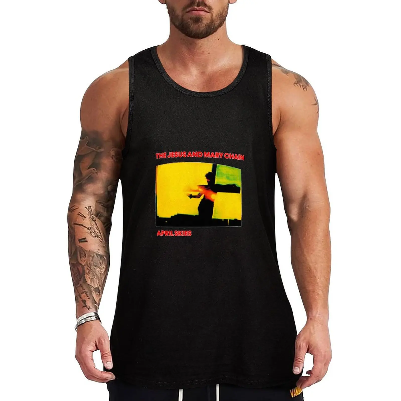 

April Skies-- Tank Top Regular Fit Basic Tank Top Sleeveless Casual Shirt