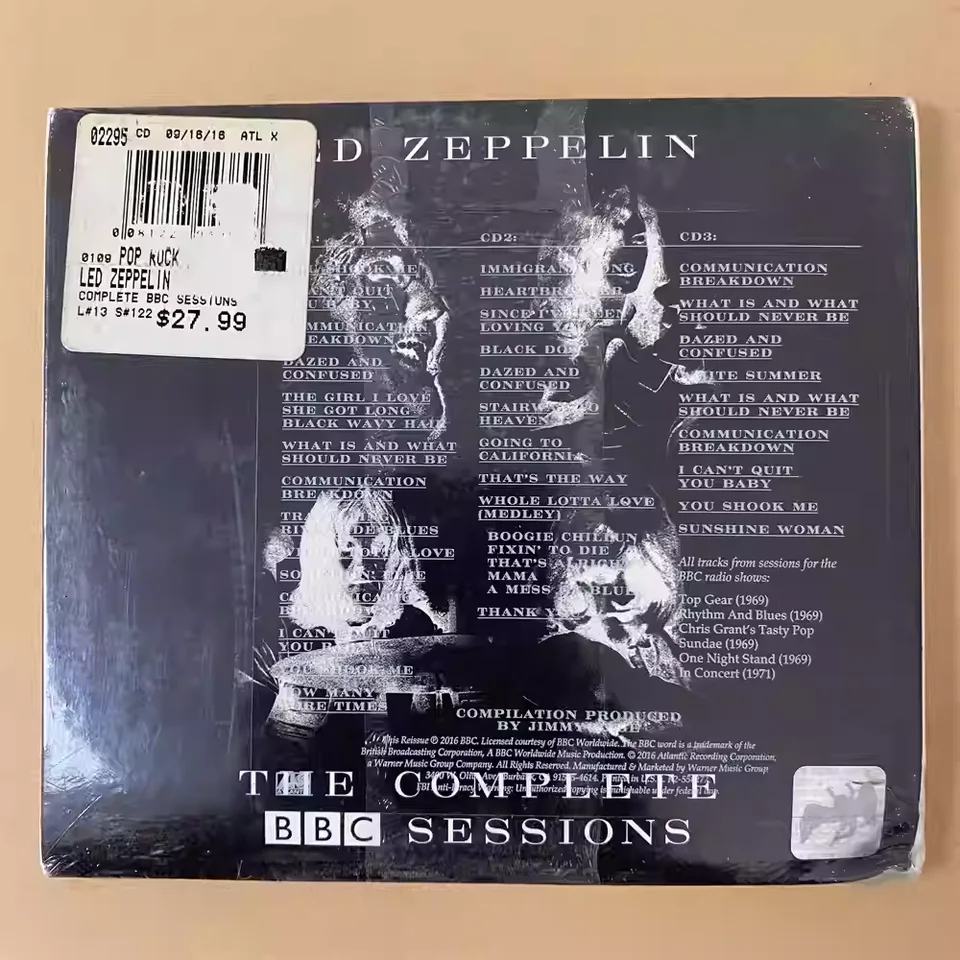 Classic Hard Rock & Blues Live Album Led Zeppelin Music CD The
