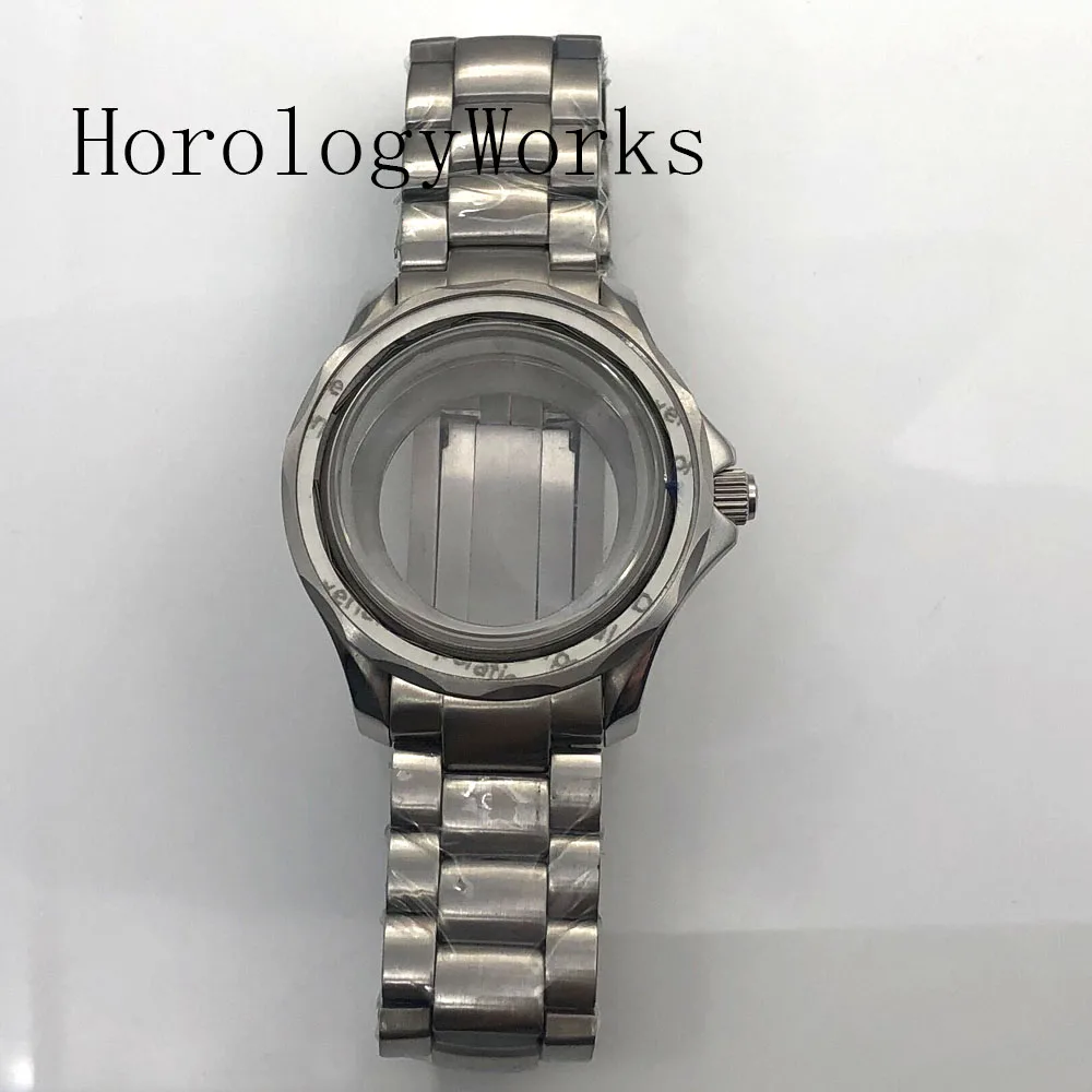 41mm Stainless Steel Case Sapphire Glass Watch Parts Fit Miyota8205/8215/821A ETA2836 ST1612 Movement