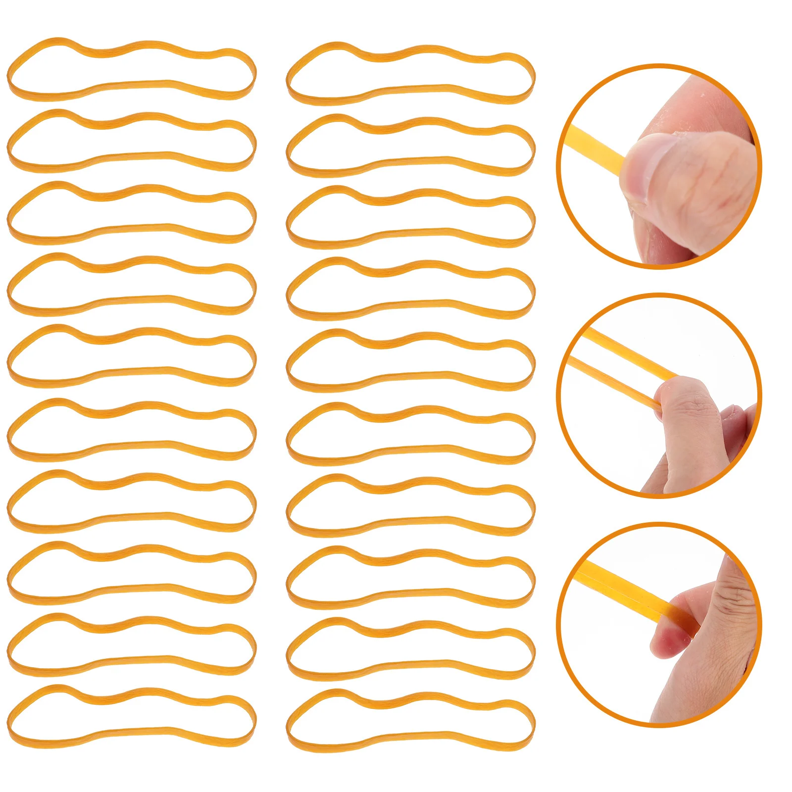 70Pcs Elastic Rubber Bands Thickened Multi-Function Practical Home Office School Binding Rubber Rings Home Accessory