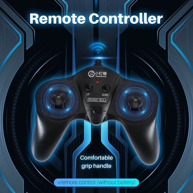 Sistema de Radio con control remoto, transmisor y receptor de potencia, 6 canales, 2,4G, para coches, barcos, control a 50M