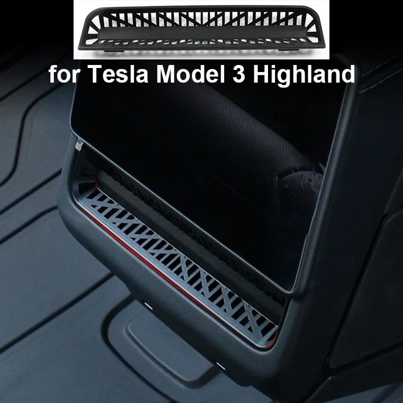 

for Tesla Model 3 Highland 2024 Accessories Rear Air Outlet Cover Conditioning Vent Protective Anti Blocking Modified Cover