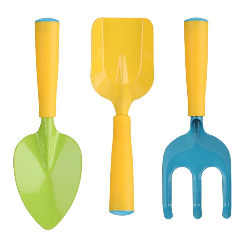 3 pièces outils de jardin jouet de jardinage enfants jouets de plage enfant en bas âge Kit pour enfants pelle pour enfants