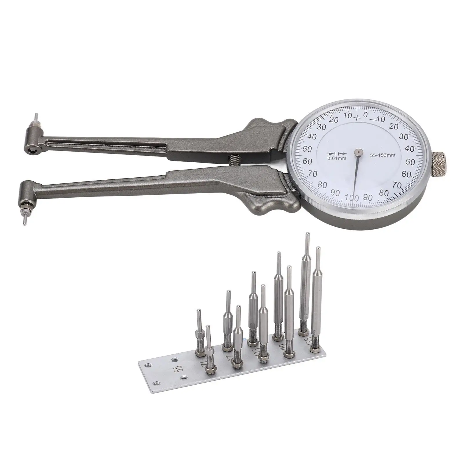 High Precision Replaceable Internal Dial Caliper 55 to 153mm Gauge for cylinder Bore Measurement Tool