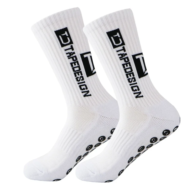 Anti-slip Football Socks Men Women Non-slip Soccer Basketball Tennis Sport Socks Grip Cycling Riding Socks 38-45