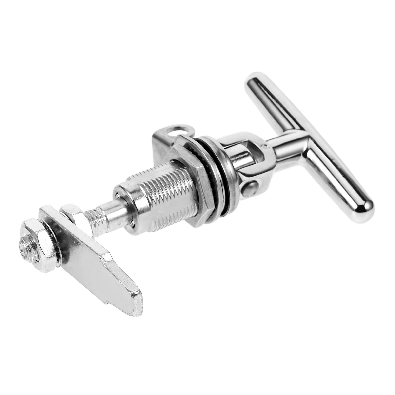 

Door Lock Handle Trailer Latch Zinc Alloy Adjustable Foldable T Handle RV Replacement Boat Lock Truck Accessories