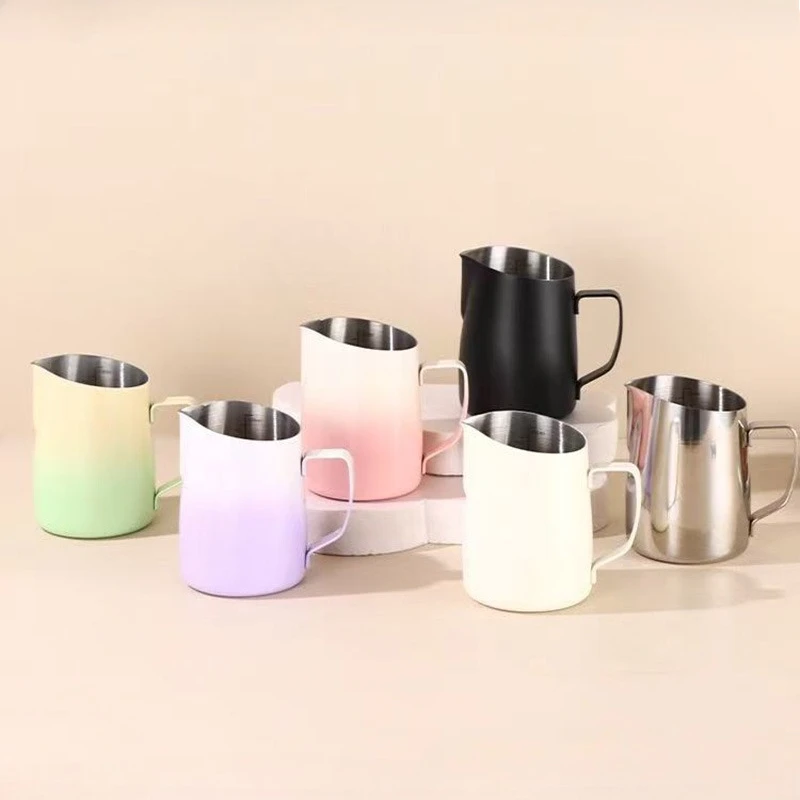 450ml Fancy Pointed Mouth Beveled Stainless Steel Coffee Latte Art Milk Frothing Pitcher Barista Accessories