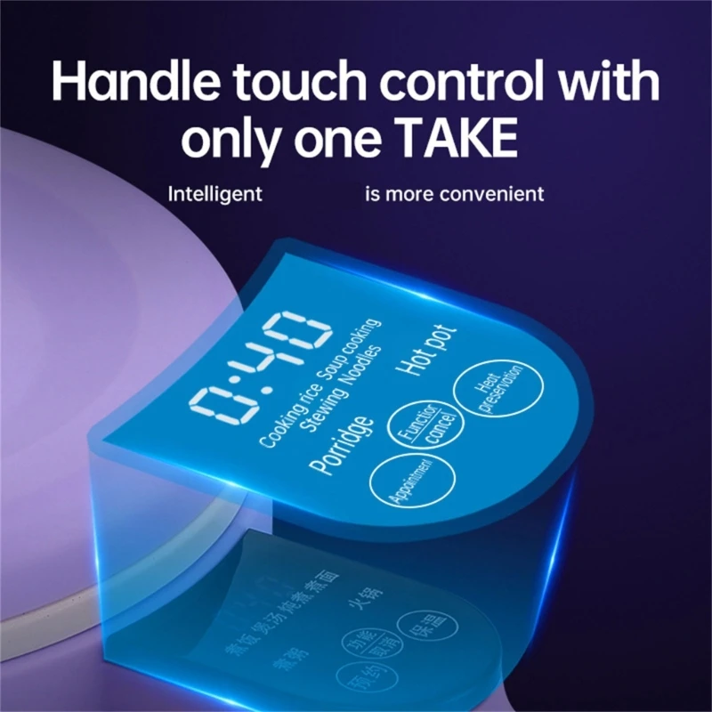 

Электрические кастрюли с пластиковой текстурой для быстрого приготовления стейка, лапши, супа, яиц 918D