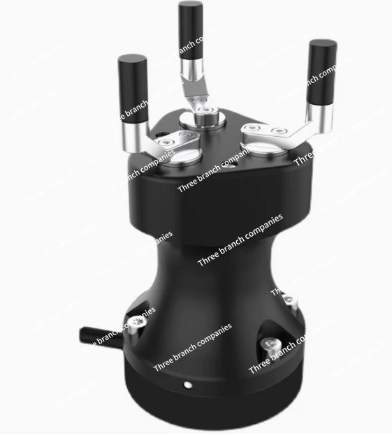 

Electric gripper three-finger rotating centering mechanical arm