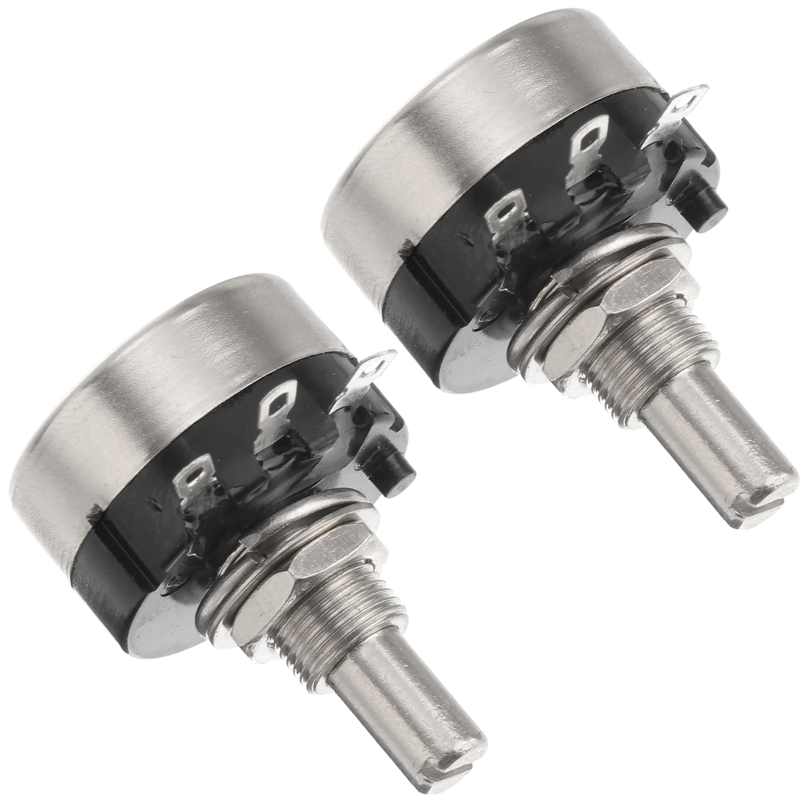 

2pcs Carbon Film Potentiometer Adjustable Motor Speed Control Trimmer Resistor Acc Electronics Sound Component Stable
