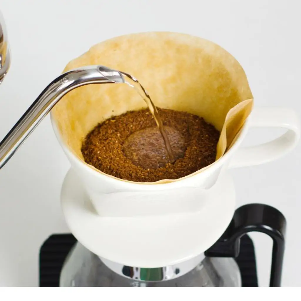 100 шт. одноразовая бумага для кофе, фильтры, капельница для кофе