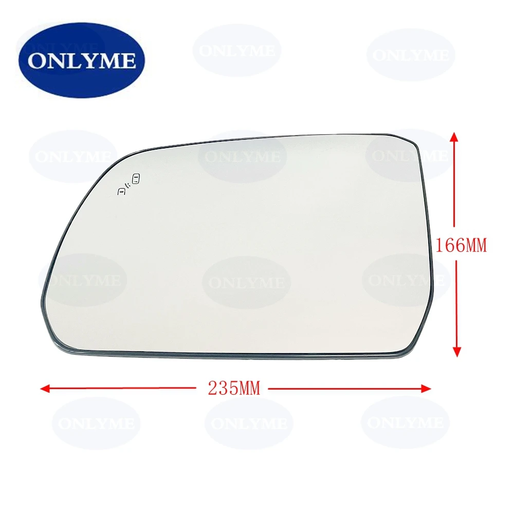 Pickup Convex Heated Blind Spot Mirror glass For Ford RANGER PY  2023 2024
