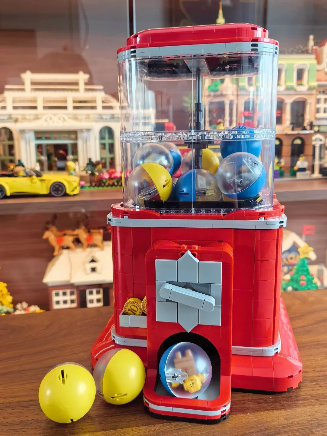 

1343 pieces of creative vending machine set, technical building blocks, jigsaw puzzles, building blocks, toys, girls and boys