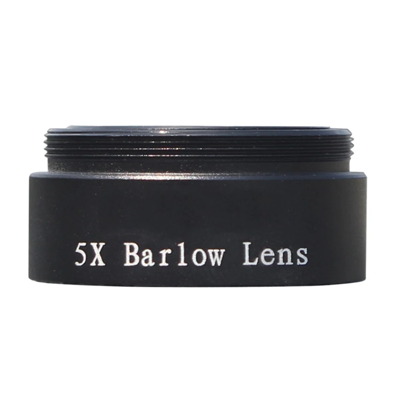 5X Barlow Lens 1.25inch Eyepiece Extender M28.5*0.6 Astronomical Telescope or Camera Adapter