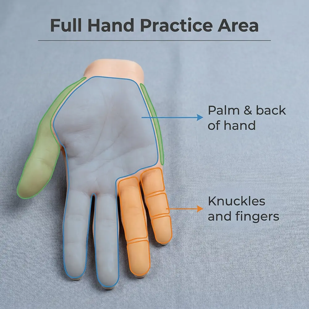 Tattoo Practice Fake Hand Silicone Left Right Tattoo Hand Practice Skin Dummy Fake Tattoo Hand Skin Tattoo Accessories