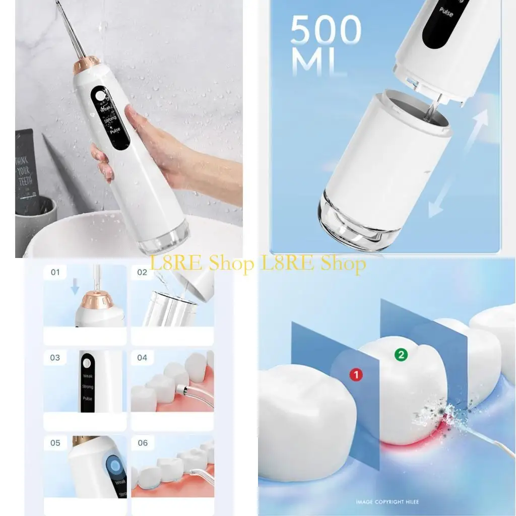 

L8RE Ball Added at the End of Tube Water Flosser