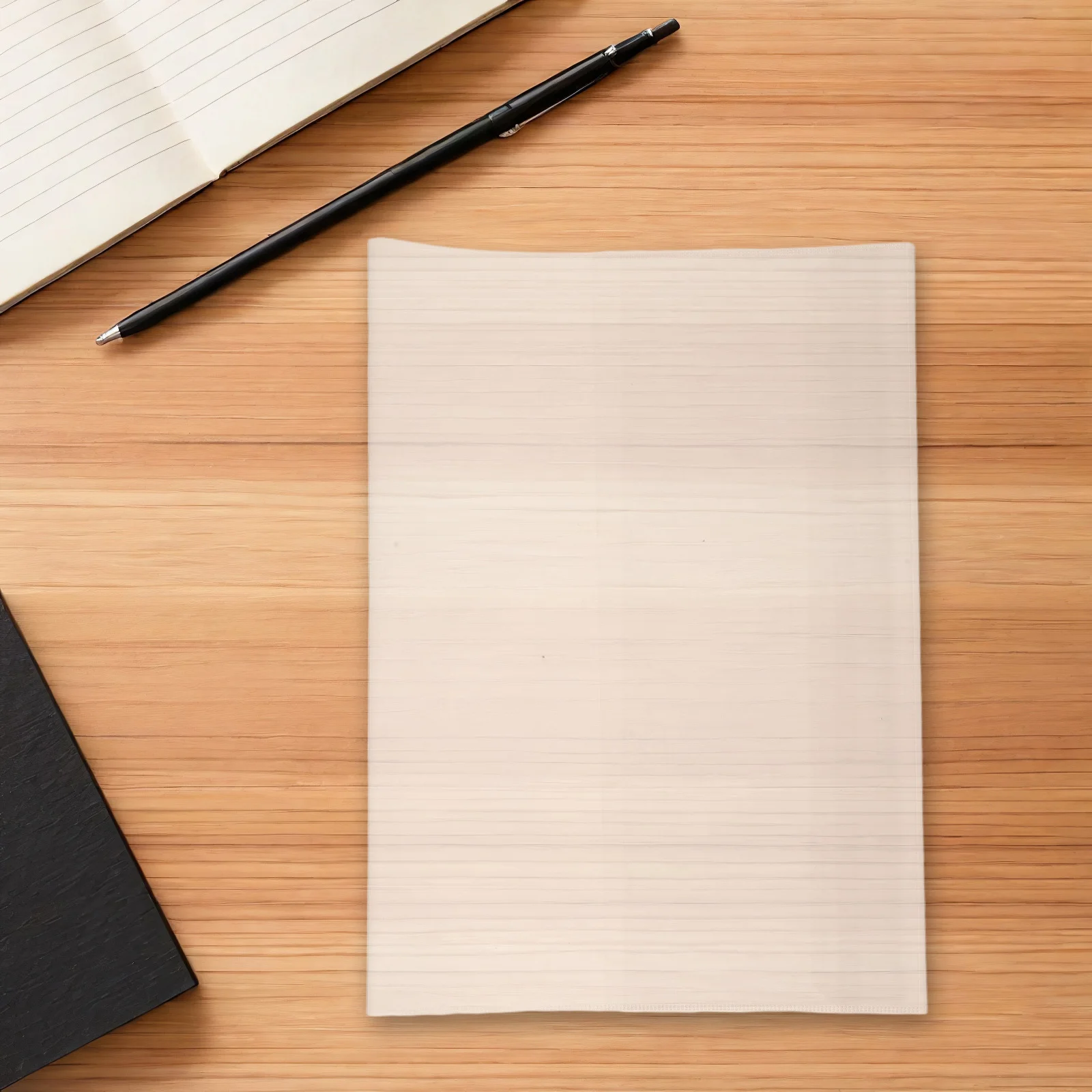 10Pcs Transparent Book Covers Soft Protective Sleeve for Hardcover Library Textbooks Book Jacket Protector Plastic Cover