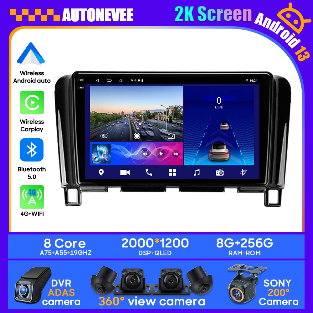 

Car Video Multimedia Head Android Unit For Nissan Serena 4 C26 2010-2016 GPS Navigation No 2din DVD Player Radio Auto Carplay BT