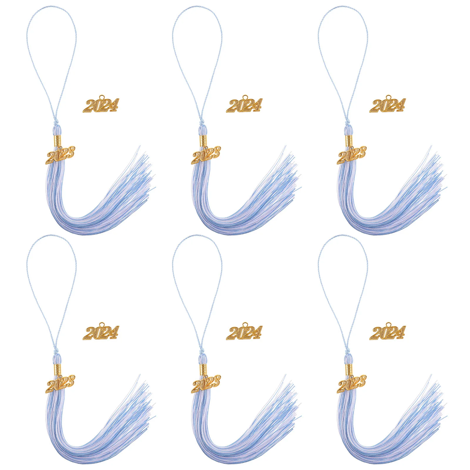 

1 набор кисточек для выпускного 2023, прочный полиэстер для украшения кепки, декор с кисточками для выпускного шляпы, подвески с кисточками 2023, шляпа