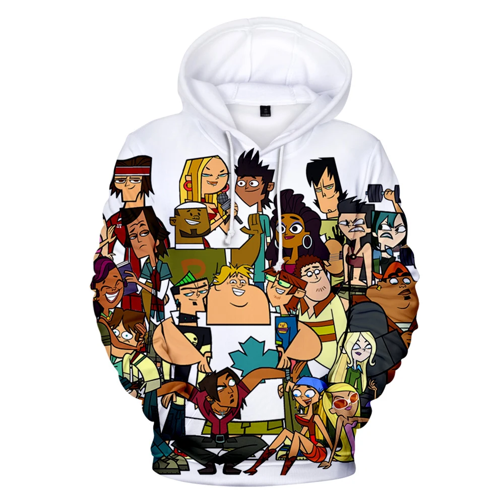 

Cartoon Total Drama Hoodie Unisex 3D Sweatshirt Women Men's Tracksuit Harajuku Streetwear Funny Clothes Plus Size 2026