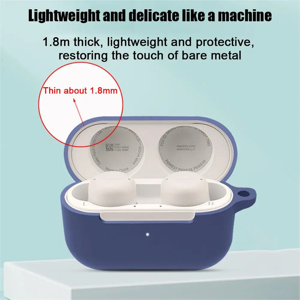 Silicone For Buds 2 Earphone Cover Ultra Light Soft Shockproof Silicone Earphone Accessories C6v1